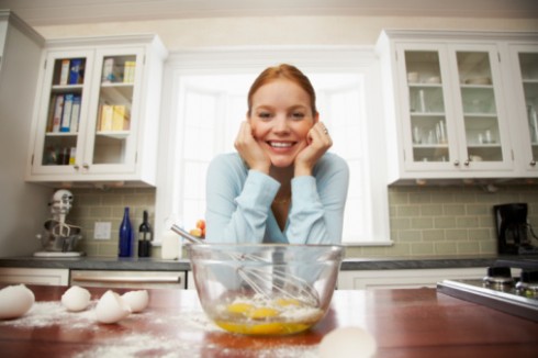 principiante cocinera