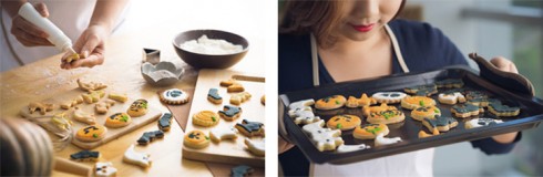 decorar galletas de mantequilla para halloween