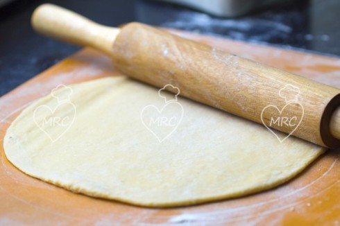 estirar masa quebrada