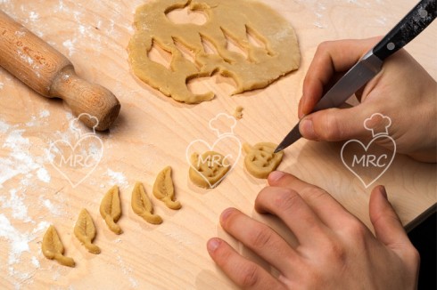 preparar panellets para halloween