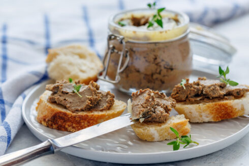 receta foie gras vegano o "faux gras"con thermomix